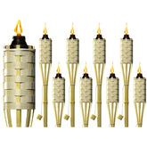 Matney Bamboo refillable metal torches